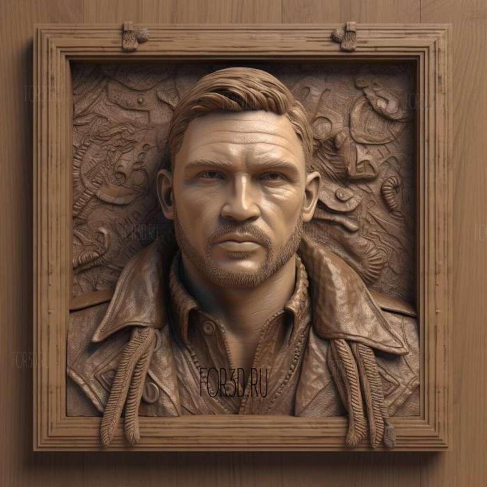 Tom Hardy 2 stl model for CNC